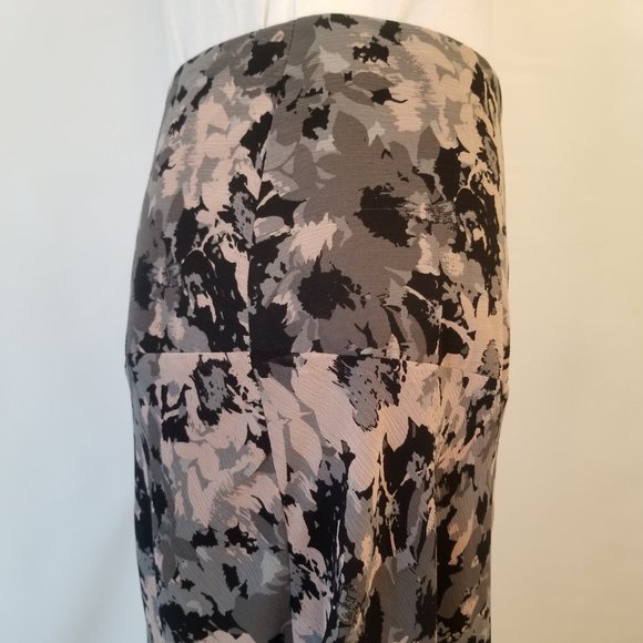 ✅911 NWT Axcess Mermaid Pink Black Pattern Skirt, sz.8, lined. - Picture 6 of 14